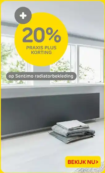Praxis Op sentimo radiatorbekleding aanbieding