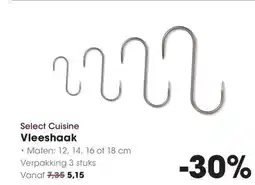 HANOS Select cuisine vleeshaak aanbieding
