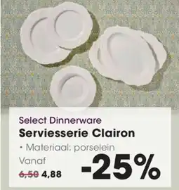 HANOS Select Dinnerware Serviesserie Clairon aanbieding