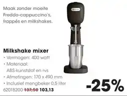 HANOS Milkshake mixer aanbieding