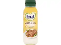 Hoogvliet Becel Vloeibare Bakboter Vlees & Jus aanbieding