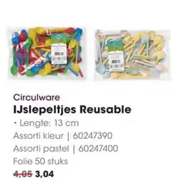 HANOS Circulware IJslepeltjes Reusable aanbieding