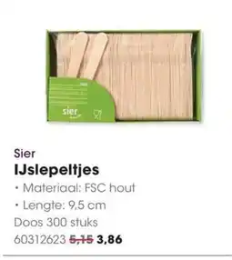HANOS Sier IJslepeltjes aanbieding