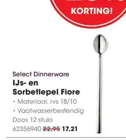HANOS Select Dinnerware IJs- en Sorbetlepel Fiore aanbieding