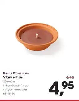 HANOS Bolsius Professional Vlamschaal aanbieding