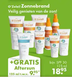 Gezond & Wel O’Zoleil Zonnebrand aanbieding