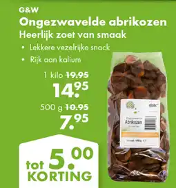 Gezond & Wel Ongezwavelde abrikozen aanbieding