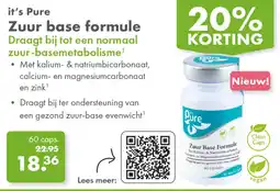Gezond & Wel it's Pure Zuur base formule aanbieding