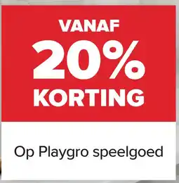 Baby-Dump Playgro speelgoed aanbieding