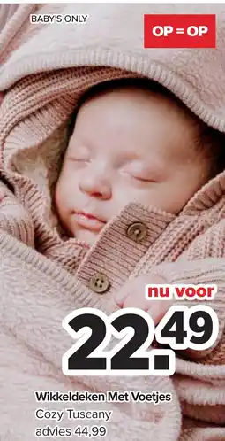 Baby-Dump Wikkeldeken Met Voetjes aanbieding