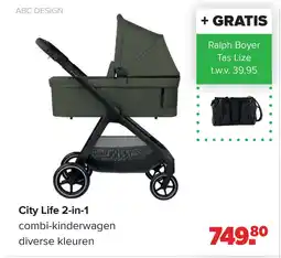 Baby-Dump City Life 2-in-1 aanbieding