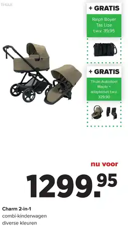 Baby-Dump Charm 2-in-1 combi-kinderwagen aanbieding