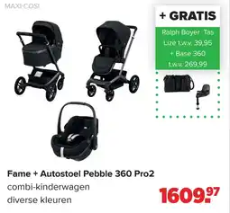 Baby-Dump Fame + Autostoel Pebble 360 Pro2 aanbieding