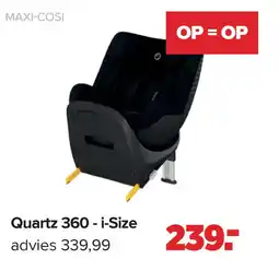 Baby-Dump Maxi-cosi Quartz 360 - i-Size aanbieding