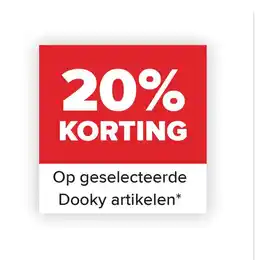 Baby-Dump Op geselecteerde Dooky artikelen aanbieding