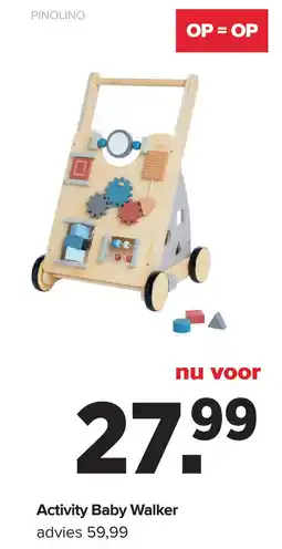 Baby-Dump Pinolino Activity Baby Walker aanbieding