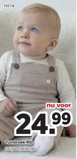 Baby-Dump Tuinbroek Rib aanbieding