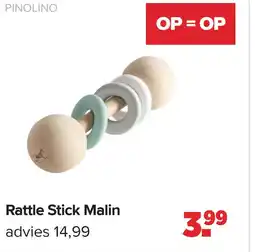 Baby-Dump Rattle Stick Malin aanbieding