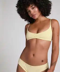 Hunkemoller Hunkemöller Pointelle Bralette Geel aanbieding