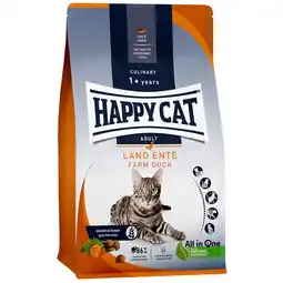 Zooplus Happy Cat Culinary Adult Land-Ente (Eend) Kattenvoer - 1,3 kg aanbieding