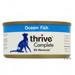 Zooplus 24x75g Complete Vis Thrive Kattenvoer aanbieding