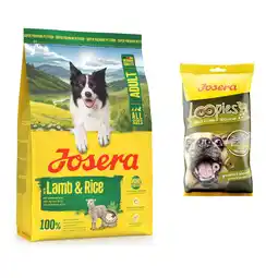 Zooplus 3 kg Josera droogvoer voor honden + Josera hondensnack gratis! - Volwassen Lam & Rijst aanbieding