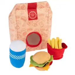 Zooplus Hondenspeelgoed Squeaky Burger Menu - 4-delige Set aanbieding
