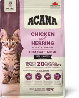 Intratuin Acana kattenbrokken First Feast kip / haring 1,8 kg aanbieding
