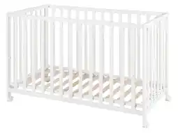 Lidl roba Baby opklapbed 60 x 120 cm (Wit) aanbieding