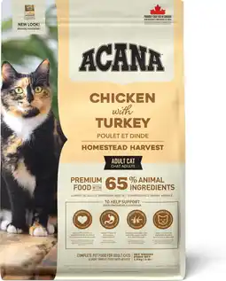 Intratuin Acana kattenvoer brokken Homestead Harvest adult kip / gevogelte 1,8 kg aanbieding