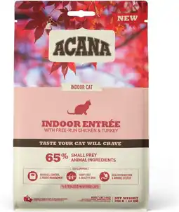 Intratuin Acana kattenbrokken Indoor Entrée adult kip / gevogelte 340 g aanbieding