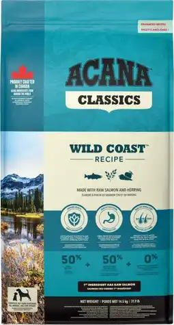 Intratuin Acana hondenvoer Classics adult vis 14,5 kg aanbieding