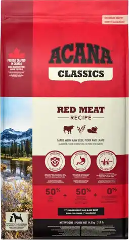 Intratuin Acana hondenvoer Classics adult rund 14,5 kg aanbieding