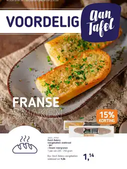 Van Hoeckel Dutch bakery voorgebakken stokbrood aanbieding