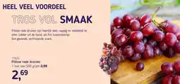 Van Hoeckel Pitloze rode druiven aanbieding