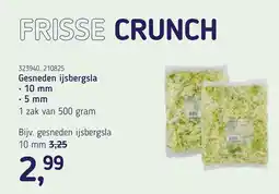 Van Hoeckel Gesneden ijsbergsla aanbieding