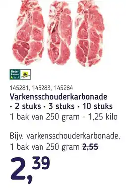 Van Hoeckel Varkensschouderkarbonade aanbieding