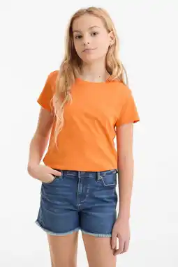 Wehkamp Anytime basic T-shirt oranje aanbieding