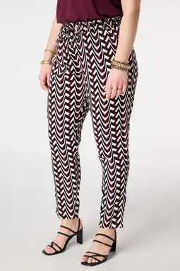 Wehkamp MS Mode straight regularwaist broek rood aanbieding
