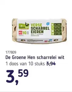 Van Hoeckel De Groene Hen scharrelei wit aanbieding
