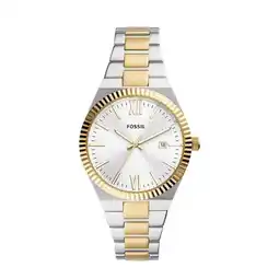 Wehkamp Fossil horloge ES5259 Scarlette zilverkleurig, goudkleurig aanbieding