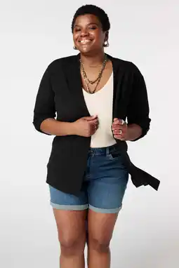Wehkamp MS Mode lang vest zwart aanbieding