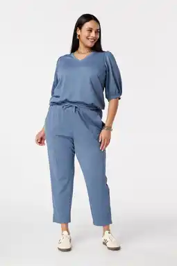 Wehkamp MS Mode top grijsblauw aanbieding
