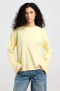 Wehkamp America Today longsleeve geel aanbieding