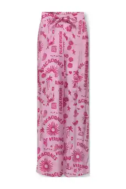Wehkamp KIDS ONLY GIRL loose casual broek lichtroze aanbieding