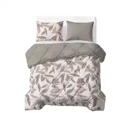 Wehkamp W dekbed zonder overtrek met kussensloop Lazy - blad print aanbieding