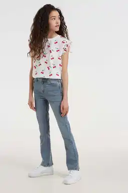 Wehkamp Anytime flared jeans blauw aanbieding