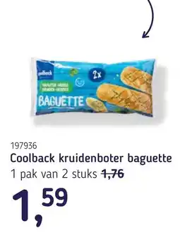 Van Hoeckel Coolback kruidenboter baguette aanbieding