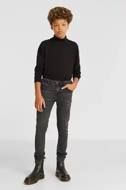 Wehkamp Anytime skinny jeans zwart aanbieding