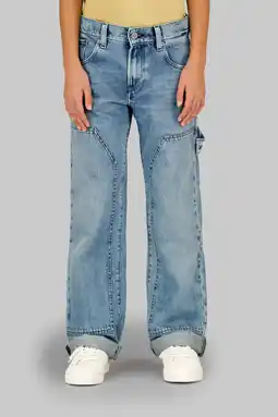 Wehkamp G-STAR carpenter jeans light blue denim aanbieding